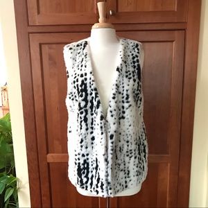 Beautiful Soft Warm Faux Fur Vest By Philosophy